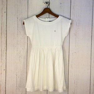 Tommy Hilfiger Girls White Eyelet Dress